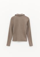 Bayan Kum Beji Polo Yaka Çıtçıtlı Tişört