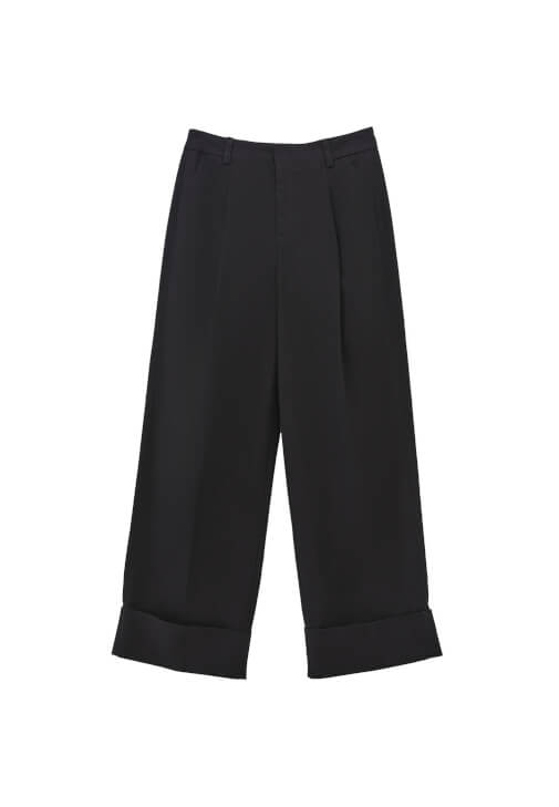 Straight-Fit Pantolon ve Düğmeli Hırka Kombini