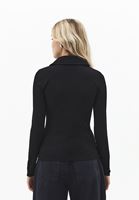 Bayan Siyah Polo Yaka Tişört