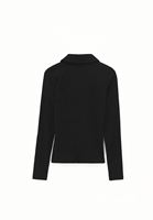 Bayan Siyah Polo Yaka Tişört