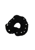 Bayan Siyah Peluş Saç Tokası