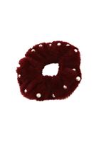 Bayan Kahverengi Peluş Saç Tokası