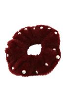 Bayan Kahverengi Peluş Saç Tokası