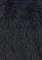 Bayan Siyah Vegan Kürk Yelek