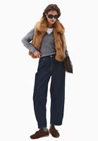 Bayan Bej Vegan Kürk Yelek