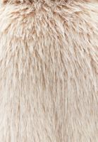 Bayan Krem Vegan Kürk Yelek