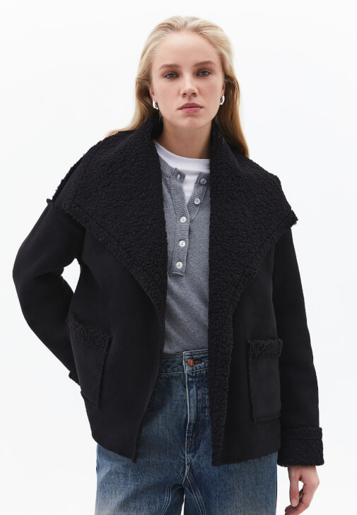  Çift Taraflı Giyilebilir Ceket