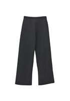 Bayan Füme Çizgili Straight-Fit Pantolon