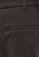 Bayan Kahverengi Yüksek Bel Wide-Leg Pantolon