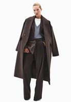 Bayan Kahverengi Boyfriend Blazer Ceket