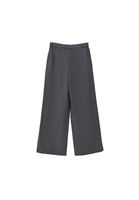 Bayan Füme Yüksek Bel Wide-Leg Pantolon