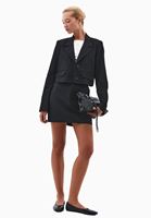 Bayan Çok Renkli Çizgili Blazer Ceket