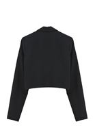 Bayan Çok Renkli Çizgili Blazer Ceket