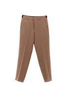 Bayan Kum Beji Yüksek Bel Slim-Fit Pantolon