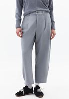 Bayan Gri Ultra Yüksek Bel Balon Pantolon