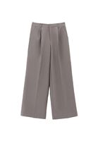 Bayan Gri Yüksek Bel Straight-Fit Pantolon