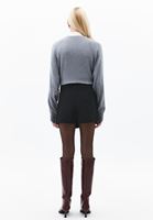 Bayan Siyah Yüksek Bel Şort Etek