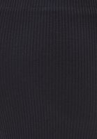 Bayan Siyah Yüksek Bel Yırtmaçlı Etek