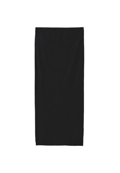 Yırtmaçlı Etek ve Crop Hırka Kombini