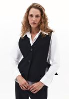 Bayan Siyah V Yaka Yelek