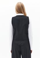 Bayan Çok Renkli Çizgili Yelek