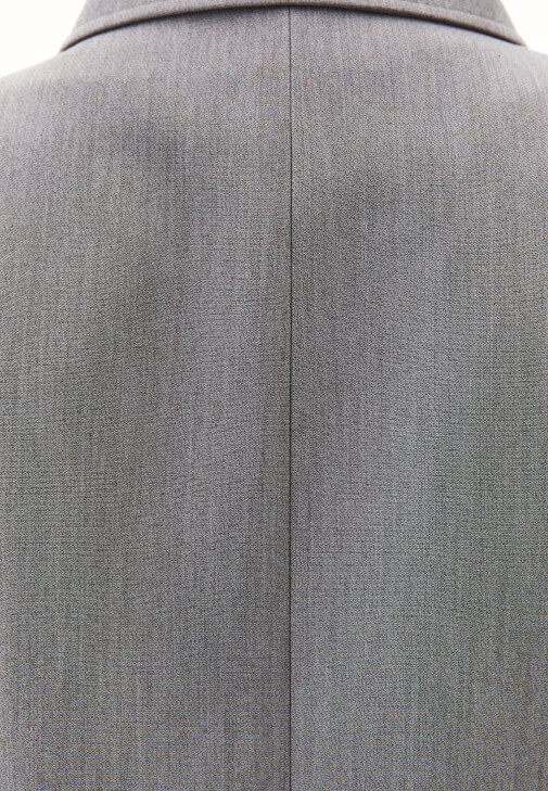 Crop Ceket ve Straight-Fit Pantolon Kombini