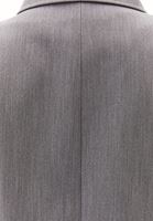 Bayan Gri Fermuarlı Crop Ceket