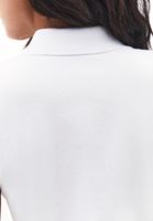 Bayan Beyaz Polo Yaka Tişört