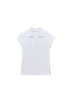 Bayan Beyaz Polo Yaka Tişört