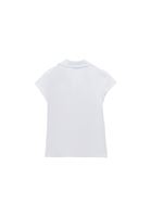 Bayan Beyaz Polo Yaka Tişört