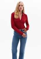 Polo Yaka Tişört ve Straight-Fit Pantolon Kombini