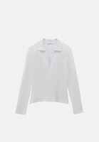 Bayan Beyaz Polo Yaka Tişört