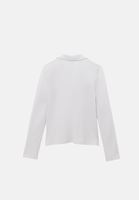 Bayan Beyaz Polo Yaka Tişört