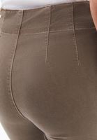 Women Beige Ultra High Rise Flare Pants