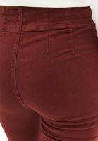 Women Bordeaux Ultra High Rise Flare Pants