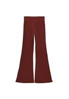 Women Bordeaux Ultra High Rise Flare Pants