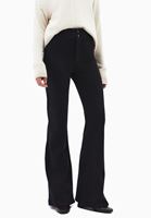 Women Black Ultra High Rise Flare Pants