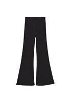 Women Black Ultra High Rise Flare Pants