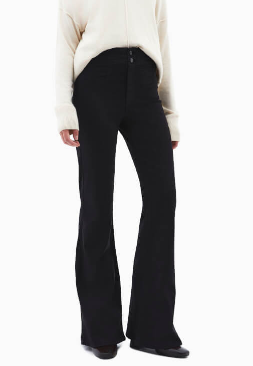 Ultra Yüksek Bel Flare Pantolon ( TENCEL™ ) - Görsel 9