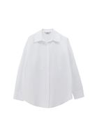Women White Shirt with Pocket Detail