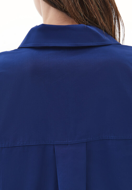 Oversize Poplin Gömlek ve Denim Kombini