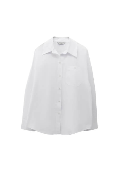 Oversize Gömlek ve Kumaş Pantolon Kombini