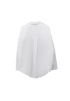 Bayan Beyaz Oversize Poplin Gömlek