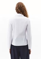 Women White Slim Fit Shirt