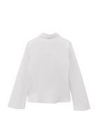 Women White Slim Fit Shirt