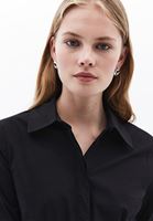 Women Black Slim fit Shirt