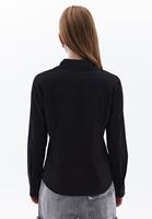 Women Black Slim fit Shirt
