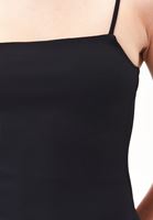 Women Black Strappy Mini Dress