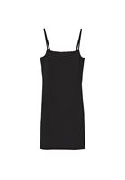Women Black Strappy Mini Dress