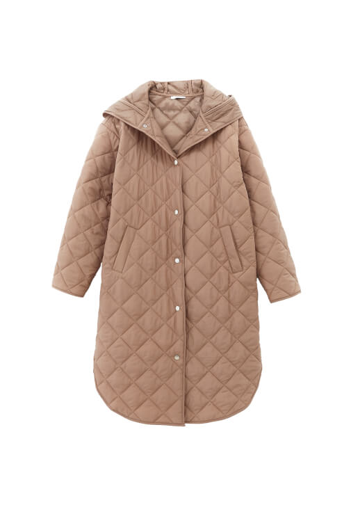 Kapitone Mont ve Yüksek Bel Tayt Kombini